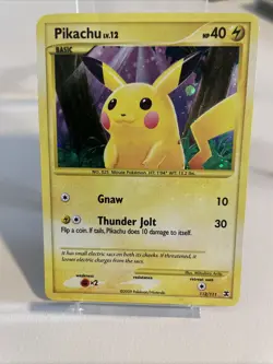 Pokemon TCG | Pikachu | Rising Rivals 112/111 | Holo Secret Rare | MP - Image 1