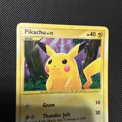 Pokemon TCG Pikachu 112/111 Rising Rivals Secret Rare Holo Swirl - Image 2