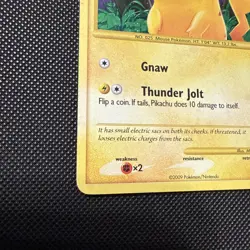 Pokemon TCG Pikachu 112/111 Rising Rivals Secret Rare Holo Swirl - Image 5
