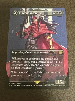 MTG Vincent Valentine (Borderless) English Final Fantasy FIN NM R0383 - Image 1