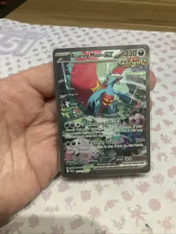 Roaring Moon ex 251/182 Paradox Rift Special Illustration Rare SIR Pokemon NM - Image 2
