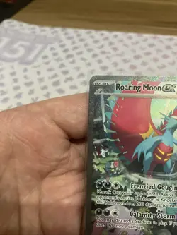 Roaring Moon ex 251/182 Paradox Rift Special Illustration Rare SIR Pokemon NM - Image 3