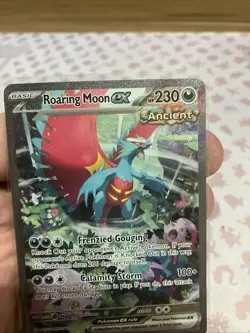 Roaring Moon ex 251/182 Paradox Rift Special Illustration Rare SIR Pokemon NM - Image 4