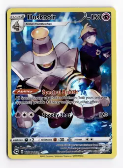 Dusknoir TG06/TG30 Trainer Gallery Holo - Pokemon Card Brilliant Stars - NM - Image 1