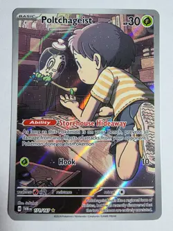 Pokemon 2024 Twilight Masquerade Poltchageist #171/167 Illustration Rare NM - Image 1