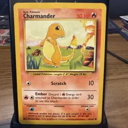 Pokemon TCG Charmander 46/102 Base Set NM - Image 1