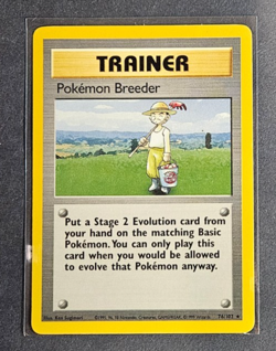 Pokemon TCG Pokemon Breeder Base Set 76/102 Regular Unlimited Rare WOTC NM - Image 1