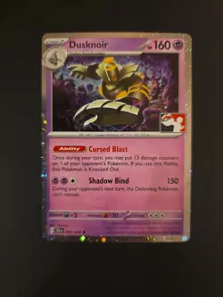 Pokemon Prize Pack Dusknoir 020/064 Cosmos Holo - PLAY STAMP - Image 1
