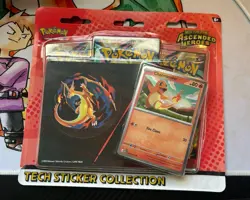 Pokemon Ascended Heroes Tech Sticker Sealed - Charmander - Image 1