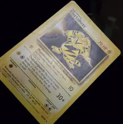 Pokemon TCG - ELECTABUZZ - 20/102 - RARE - UNLIMITED - BASE SET (1999) WOTC - HP - Image 2