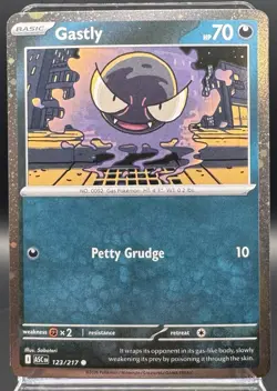 Gastly 123/217 Ascended Heroes Cosmo Holo Promo Pokemon TCG NM - Image 1