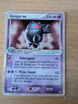 Pokemon Gengar EX Near Mint Swirl Holo 108/112 EX FireRed & LeafGreen 2004 - Image 5