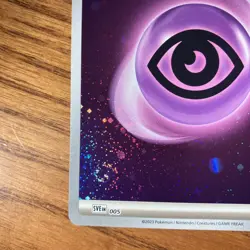 HD Cosmos Holo Multiple Swirls Basic Psychic Energy 151 Pokemon! Make offer!! - Image 2