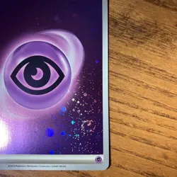 HD Cosmos Holo Multiple Swirls Basic Psychic Energy 151 Pokemon! Make offer!! - Image 3