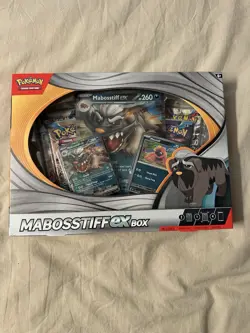 Pokemon TCG Mabosstiff EX Box Factory Sealed: 4 Booster Packs + Promos - Image 1