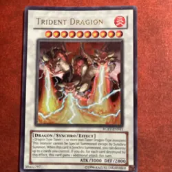 Yu-Gi-Oh! Trident Dragion Ultra Rare RGBT-EN043 Raging Battle Unlimited - Image 1