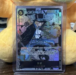 Sabo Alternate Art Manga OP04-083 Kingdom Of Intrigue Japanese Edition - Image 1