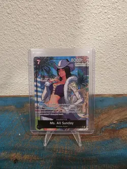 Ms. All Sunday - OP14-084 SR - Alt Art - English - The Azure Sea’s Seven - Image 1