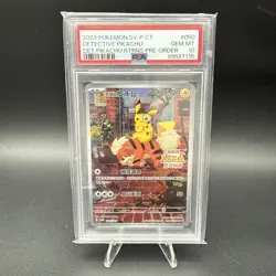 Detective Pikachu Returns S-Chinese 050/Sv-p PSA 10 Gem Mint 2023 Pokemon TCG - Image 1