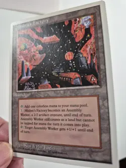 Mishra's Factory+Winter Orb-4th Edition 1995 MTG Vintage Old School LP Condition - Image 2