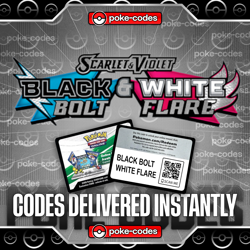 Pokemon - Black Bolt & White Flare TCG Code Cards - Image 1