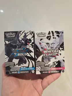 Pokemon Black Bolt And White Flare Booster Bundles ✅IN HAND ✅ %CODE ✅ - Image 1