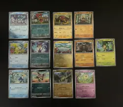 13 Pokemon TCG S&V Black Bolt And White Flare Masterball Holo Bundle English - Image 1