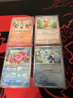 Pokemon Black Bolt/ White Flare Masterball Patterns Lot Of 4 Near Mint Condition - Image 1