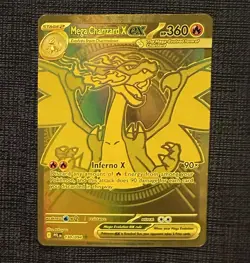Pokemon Mega Charizard X EX Holo 130/094 Phantasmal Flames Mega Hyper Rare - Image 1