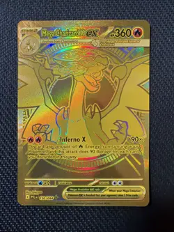 Pokemon Mega Charizard X EX Holo 130/094 Phantasmal Flames Mega Hyper Rare READ - Image 1
