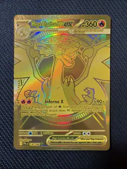 Pokemon Mega Charizard X EX Holo 130/094 Phantasmal Flames Mega Hyper Rare READ - Image 2