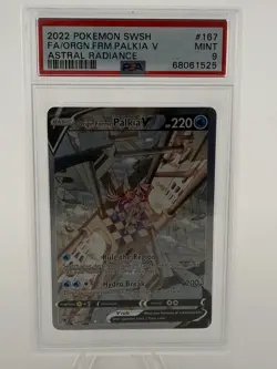 PSA 9 Origin Forme Palkia V Alt Art 167/189 Astral Radiance FA Pokemon TCG - Image 1