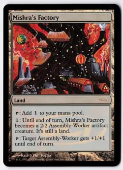 Mishra's Factory - Foil - MTG Judge Promo - RareCo - Image 1