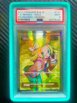 Bianca (Full Art) 147/149 Boundaries Crossed Holo Pokemon 2012 PSA 9 - Image 1