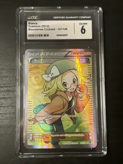 Bianca (Full Art) 147/149 Boundaries Crossed 2012 Pokemon Trainer CGC 6 Ex/nm - Image 1