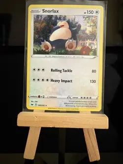 SNORLAX - 140/202 Sword & Shield - Cosmos Holo Rare - Pokemon TCG Card - Image 1