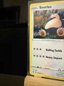 SNORLAX - 140/202 Sword & Shield - Cosmos Holo Rare - Pokemon TCG Card - Image 3