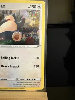 SNORLAX - 140/202 Sword & Shield - Cosmos Holo Rare - Pokemon TCG Card - Image 4