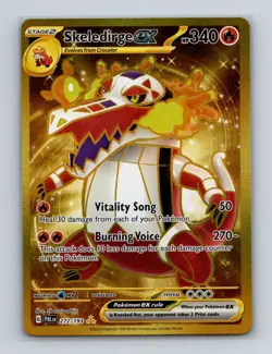 Skeledirge ex 272 2023 Pokemon Paldea Evolved Hyper Rare Card NM+ - Image 1