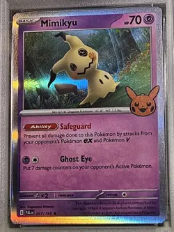 PSA 10 Gem Mint Mimikyu Graded Pokemon Card #097 Trick or Trade 2023 - Image 3