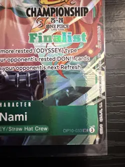 Nami (CS 25-26 Finalist Card Set 1) OP10-033 One Piece Promotion Cards Foil - Image 4