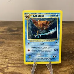 Pokemon TCG Kabutops Holo Rare Card 6/75 Neo Discovery - Image 1