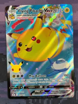 Flying Pikachu VMAX 007/025 Pokemon Celebrations Rare VMAX Near Mint Card NM 1 - Image 1
