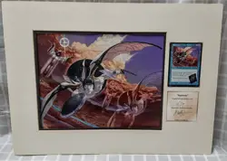 Magic the Gathering Rethink MTG ART PRINT 10/500 - with Signed Artist Proof card - Image 1