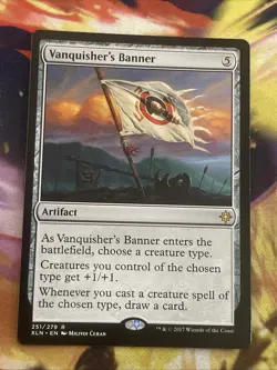 Vanquisher's Banner Ixalan Artifact Rare MTG Card 251/279 Lp Condition - Image 1