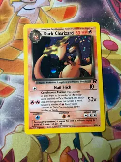 Dark Charizard - 4/82 - Pokemon Team Rocket Unlimited Holo Rare Card WOTC NM - Image 1