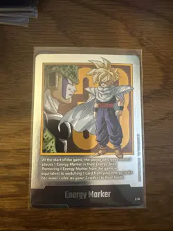 Energy Marker E-81 Silver Manga Booster 02 Dragon Ball Card English - Image 1