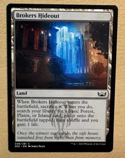 MTG Brokers Hideout Card, New Capenna - Image 1