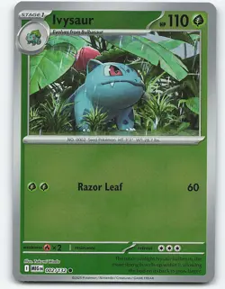 Ivysaur #002/132 Reverse Holo ME01: Mega Evolution Pokemon Card - Image 1