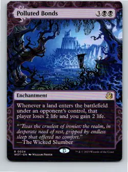 Magic the Gathering Polluted Bonds #034 Enchanting Tales MTG Free Shipping! - Image 1